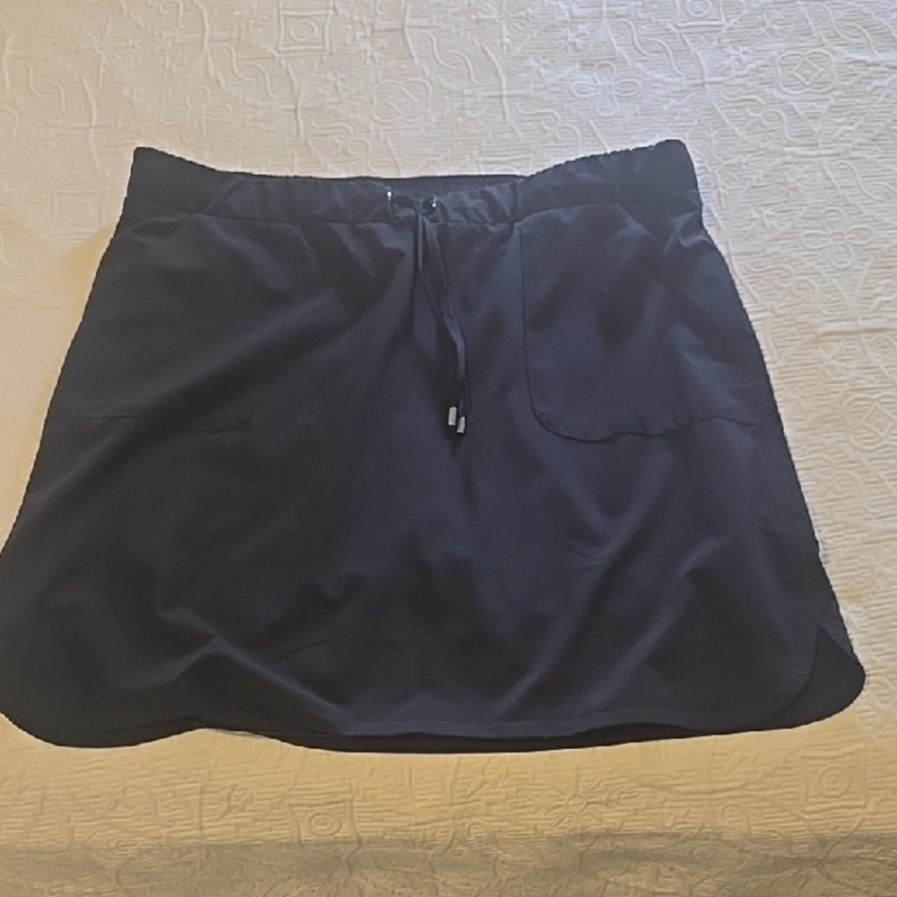 Chico's Black Pull-Tie Skort
